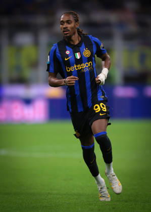 FC Internazionale v Parma Calcio 1913 - Serie A - Season 2026-2027 Milan, Italy, 10th October 2026. Djed Spence of FC Internazionale during the FC Internazionale vs Parma Calcio 1913 Serie A match at Giuseppe Meazza, Milan. Picture credit should read: Jonathan Moscrop Milan Stadio Giuseppe Meazza Italy