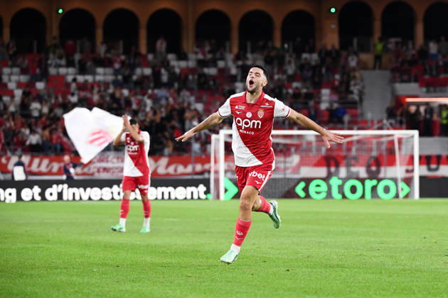 AS Monaco v Toulouse FC - Ligue 1 McDonald s 2026 2027 Matthis ABLINE of Monaco celebrate after scores during Ligue 1 McDonald s match between Monaco and Toulouse at Stade Louis II on October 10, 2026 in Monaco, Monaco. Monaco Monaco Copyright: xIconxSportx 776573324