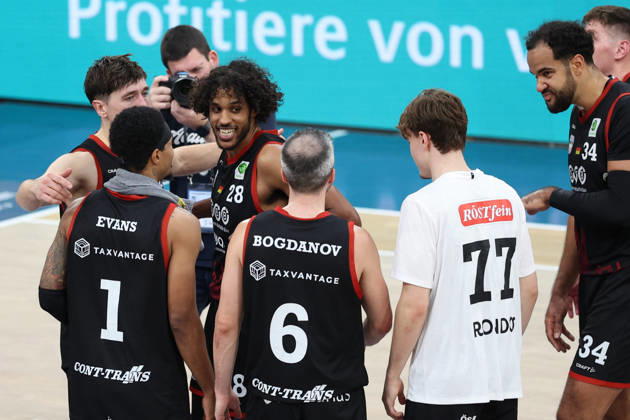 SBB Baskets Wolmirstedt gewinnen mit 85:74 GER BBL MLP Academics Heidelberg - SBB Baskets Wolmirstedt Basketball Barmer 2.Basketball Bundesliga ProA 4.Spieltag Saison 2026 2027 10.10.2026 GER MLP Academics Heidelberg - SBB Baskets Wolmirstedt, Basketball Barmer 2.Basketball Bundesliga ProA 4.Spieltag Saison 2026 2027 10.10.2026 Heidelberg Copyright: xEibner-Pressefoto JoergxHirschx EP_JHH