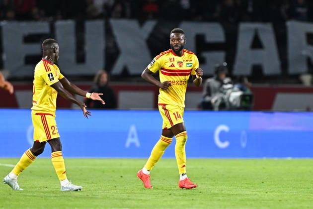 Paris Saint-Germain v Le Mans FC - Ligue 1 McDonald s 2026 2027 Louis MAFOUTA of Le Mans FC celebrate after scores during Ligue 1 McDonald s match between Paris and Le Mans at Parc des Princes on October 10, 2026 in Paris, France. Paris France  Copyright: xBaptistexFernandezx 776573319