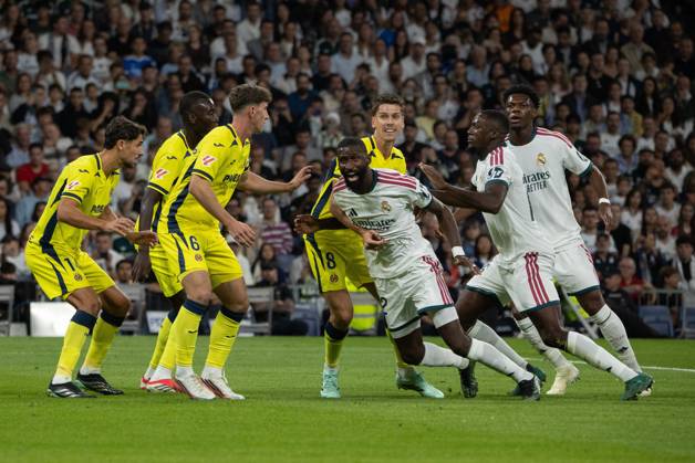 October 10, 2026, Madrid, Spain: Antonio RoÂ¼diger (C) seen in action during the La Liga EA SPORTS 2026-2027 match between Real Madrid and Villarreal. La Liga EA SPORTS 2026-2027 - (Half-Time) Real Madrid Vs. Villarreal In Madrid, Spain - 10 Oct 2026  - ZUMAs197 20261010_aaa_s197_236 Copyright: xDavidxCanalesx