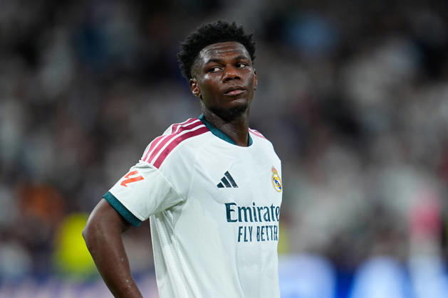 October 10, 2026, Madrid, Madrid, Spain: Aurelien Tchouameni of Real Madrid CF looks on during the Spanish League, LaLiga EA Sports, football match between Real Madrid and Villarreal CF at Bernabeu stadium on October 10, 2026, in Madrid, Spain. Real Madrid V Villarreal CF - LaLiga EA Sports - ZUMAa181 20261010_zaa_a181_196 Copyright: xDennisxAgyemanx
