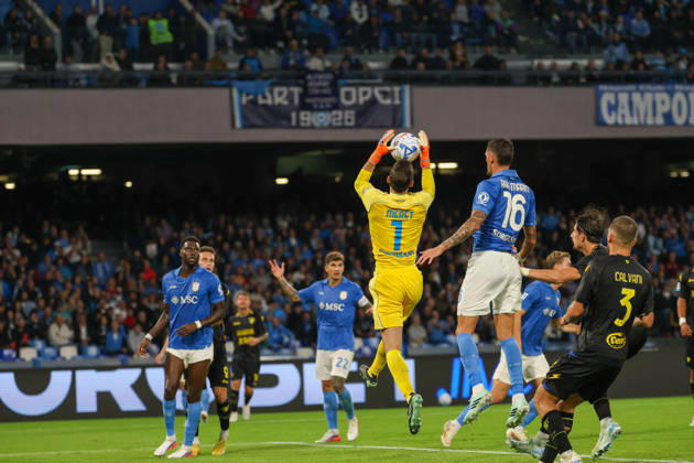 October 10, 2026, Napoli, Campania, ITALIA: Alex Meret of SSC Napoli during the 2026 27 Serie A match between SSC Napoli and FC Frosinone, played on October 10, 2026, at the Stadio Diego Armando Maradona in Naples Serie A Football Match †2026 27 Season: Napoli Vs. Frosinone - ZUMAs236 20261010_aap_s236_071 Copyright: xFabioxSassox