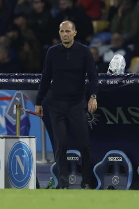 Serie a football match SSC Napoli vs Frosinone Napoli™s Italian coach Massimiliano Allegri during the Serie A football match between SSC Napoli vs Frosinone at the Diego Armando Maradona Stadium in Naples, southern Italy, on October 10, 2026. _BPH0181 Copyright: xAntonioxBalascox