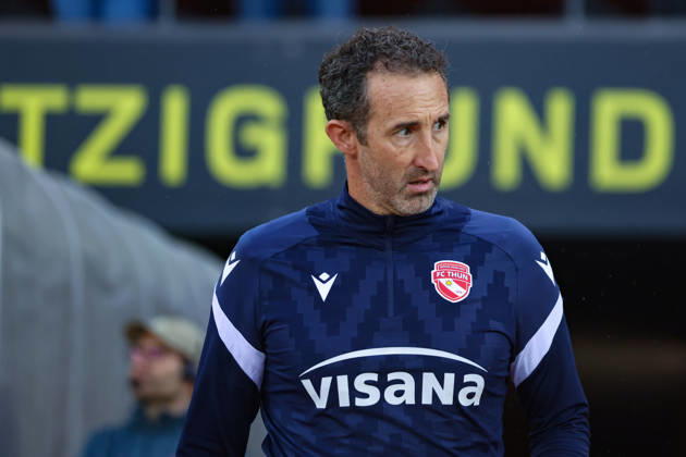FC Zürich gegen FC Thun Brack Super League 10. Oktober 2026 Patrick Bettoni (Torhütertrainer, FC Thun) während des Fussballspiels der Brack Super League, FC Zürich gegen FC Thun, 10. Oktober 2026, Stadion Letzigrund, Zürich, Schweiz. Zürich Stadion Letzigrund Zürich Schweiz
