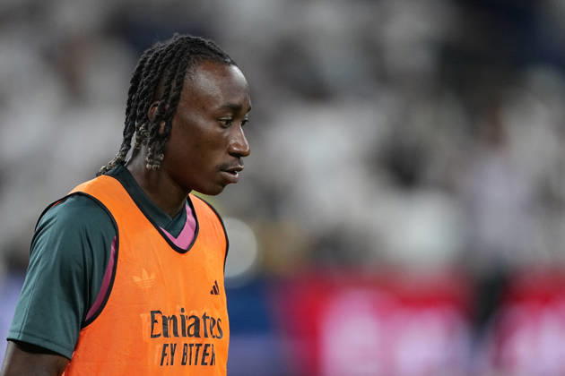 October 10, 2026, Madrid, Madrid, Spain: Yan Diomande of Real Madrid CF looks on during the Spanish League, LaLiga EA Sports, football match between Real Madrid and Villarreal CF at Bernabeu stadium on October 10, 2026, in Madrid, Spain. Madrid Spain - ZUMAa181 20261010_zaa_a181_201 Copyright: xOscarxJ.xBarrosox