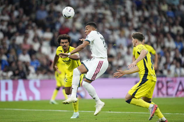 October 10, 2026, Madrid, Madrid, Spain: Kylian Mbappe of Real Madrid CF in action during the Spanish League, LaLiga EA Sports, football match between Real Madrid and Villarreal CF at Bernabeu stadium on October 10, 2026, in Madrid, Spain. Real Madrid V Villarreal CF - LaLiga EA Sports - ZUMAa181 20261010_zaa_a181_212 Copyright: xOscarxJ.xBarrosox