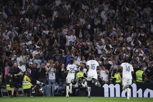 Real Madrid v Villarreal - La Liga EA Sports 2026 27 October 10, 2026, Estadio Santiago Bernabeu, Madrid, Spain: Yan Diomande of Real Madrid celebrates his goal during La Liga EA Sports match between Real Madrid and Villarreal at Estadio Santiago Bernabeu on October 10, 2026 in Madrid, Spain. Madrid Estadio Santiago Bernabeu Madrid Spain Copyright: xAlejandroxMatiasxAcostax