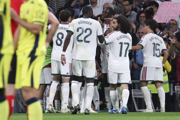Real Madrid v Villarreal - La Liga EA Sports 2026 27 October 10, 2026, Estadio Santiago Bernabeu, Madrid, Spain: Yan Diomande of Real Madrid celebrates his goal during La Liga EA Sports match between Real Madrid and Villarreal at Estadio Santiago Bernabeu on October 10, 2026 in Madrid, Spain. Madrid Estadio Santiago Bernabeu Madrid Spain Copyright: xAlejandroxMatiasxAcostax
