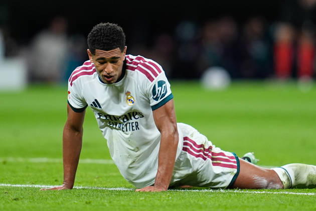 October 10, 2026, Madrid, Madrid, Spain: Jude Bellingham of Real Madrid CF reacts during the Spanish League, LaLiga EA Sports, football match between Real Madrid and Villarreal CF at Bernabeu stadium on October 10, 2026, in Madrid, Spain. Real Madrid V Villarreal CF - LaLiga EA Sports - ZUMAa181 20261010_zaa_a181_219 Copyright: xDennisxAgyemanx
