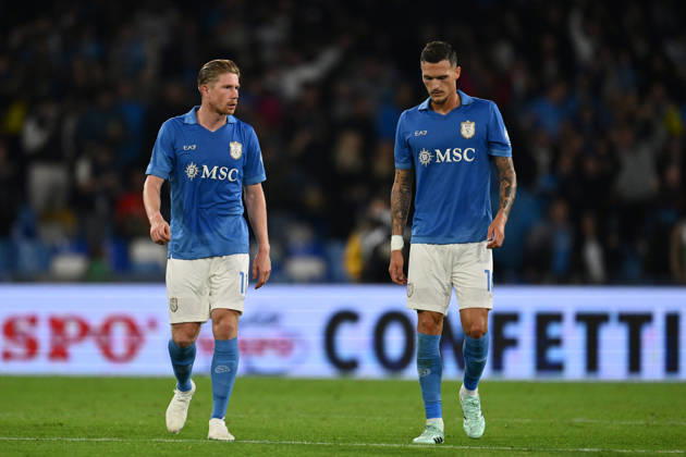 RECORD DATE NOT STATED 10th October 2026; Stadio Diego Armando Maradona, Naples, Italy; Italian Serie A Football, Napoli versus Frosinone; Kevin De Bruyne of Napoli celebrates after scoring the penalty for 1-0 DomenicoxCippitelli
