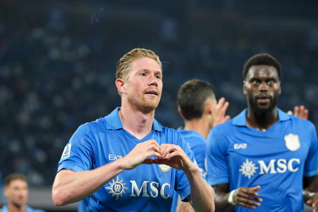October 10, 2026, Napoli, Campania, ITALIA: Goal the Kevi De Bruyne of SSC Napoli during the 2026 27 Serie A match between SSC Napoli and FC Frosinone, played on October 10, 2026, at the Stadio Diego Armando Maradona in Naples Serie A Football Match †2026 27 Season: Napoli Vs. Frosinone - ZUMAs236 20261010_aap_s236_099 Copyright: xFabioxSassox