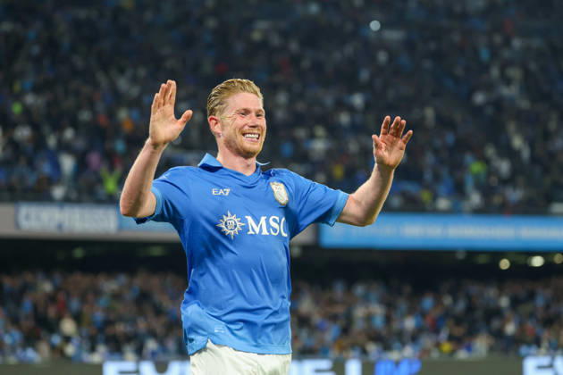 October 10, 2026, Napoli, Campania, ITALIA: Goal the Kevi De Bruyne of SSC Napoli during the 2026 27 Serie A match between SSC Napoli and FC Frosinone, played on October 10, 2026, at the Stadio Diego Armando Maradona in Naples Serie A Football Match †2026 27 Season: Napoli Vs. Frosinone - ZUMAs236 20261010_aap_s236_113 Copyright: xFabioxSassox