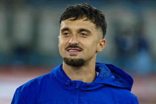FC Zürich gegen FC Thun Brack Super League 10. Oktober 2026 Bledian Krasniqi (7, FC Zürich) während des Fussballspiels der Brack Super League, FC Zürich gegen FC Thun, 10. Oktober 2026, Stadion Letzigrund, Zürich, Schweiz. Zürich Stadion Letzigrund Zürich Schweiz