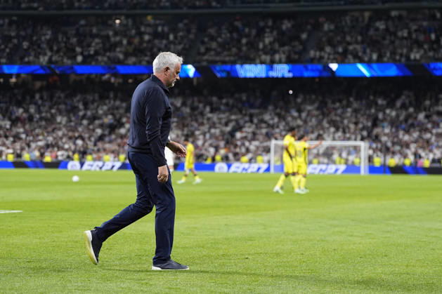 October 10, 2026, Madrid, Madrid, Spain: Jose Mourinho, head coach of Real Madrid CF, walks alone during the Spanish League, LaLiga EA Sports, football match between Real Madrid and Villarreal CF at Bernabeu stadium on October 10, 2026, in Madrid, Spain. Real Madrid V Villarreal CF - LaLiga EA Sports - ZUMAa181 20261010_zaa_a181_291 Copyright: xOscarxJ.xBarrosox