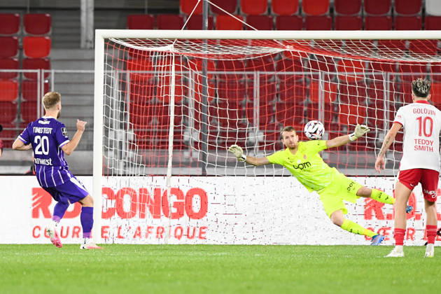 AS Monaco v Toulouse FC - Ligue 1 McDonald s 2026 2027 Casper TENGSTEDT of Toulouse scores a goal to Lukas HRADECKY of Monaco during Ligue 1 McDonald s match between Monaco and Toulouse at Stade Louis II on October 10, 2026 in Monaco, Monaco. Monaco Monaco Copyright: xIconxSportx 776573324