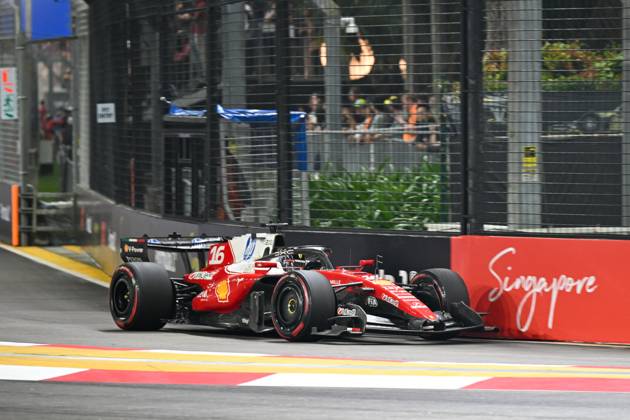 Marina Bay Street Circuit Singapore, Marina Bay Street Circuit - 10 10 2026: Charles Leclerc from Monaco, driving the (16) Scuderia Ferrari HP SF-26 Ferrari during the Formula 1 Singapore Grand Prix - Saturday - Qualifying at Marina Bay Street Circuit on 10 10 2026 in Singapore. (Marco Talluto Alessio Morgese SPP) Copyright: xMarcoxTallutox xAlessioxMorgesex xSPPx spp-en-MaTaAlMo-20261010_SPP_AlessioMorgese_0023