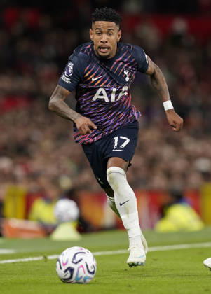 Manchester, England, 10th October 2026. Savio of Tottenham Hotspur during the Manchester United, ManU vs Tottenham Hotspur Premier League match at Old Trafford, Manchester. Picture credit should read: Andrew Yates Sportimage EDITORIAL USE ONLY. No use with unauthorised audio, video, data, fixture lists, club league logos or live services. Online in-match use limited to 120 images, no video emulation. No use in betting, games or single club league player publications. SPI_082_AY_MANUTD_SPURS SPI-5058-0091