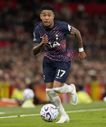 Manchester, England, 10th October 2026. Savio of Tottenham Hotspur during the Manchester United, ManU vs Tottenham Hotspur Premier League match at Old Trafford, Manchester. Picture credit should read: Andrew Yates Sportimage EDITORIAL USE ONLY. No use with unauthorised audio, video, data, fixture lists, club league logos or live services. Online in-match use limited to 120 images, no video emulation. No use in betting, games or single club league player publications. SPI_083_AY_MANUTD_SPURS SPI-5058-0092
