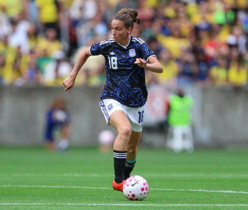 RECORD DATE NOT STATED 10th October 2026; Beira-Rio Stadium, Porto Alegre, Brazil; Friendlies Women Football, Brazil versus Argentina; Catalina Ongaro of Argentina runs with the ball MaxxPeixoto