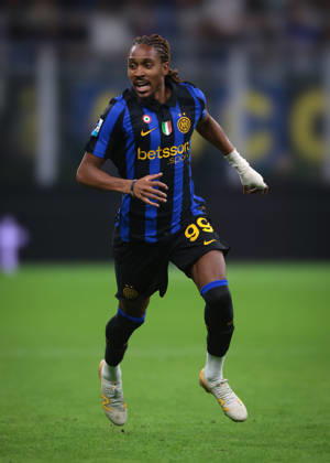 FC Internazionale v Parma Calcio 1913 - Serie A - Season 2026-2027 Milan, Italy, 10th October 2026. Djed Spence of FC Internazionale during the FC Internazionale vs Parma Calcio 1913 Serie A match at Giuseppe Meazza, Milan. Picture credit should read: Jonathan Moscrop Milan Stadio Giuseppe Meazza Italy