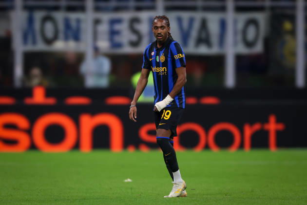 FC Internazionale v Parma Calcio 1913 - Serie A - Season 2026-2027 Milan, Italy, 10th October 2026. Djed Spence of FC Internazionale looks on during the FC Internazionale vs Parma Calcio 1913 Serie A match at Giuseppe Meazza, Milan. Picture credit should read: Jonathan Moscrop Milan Stadio Giuseppe Meazza Italy