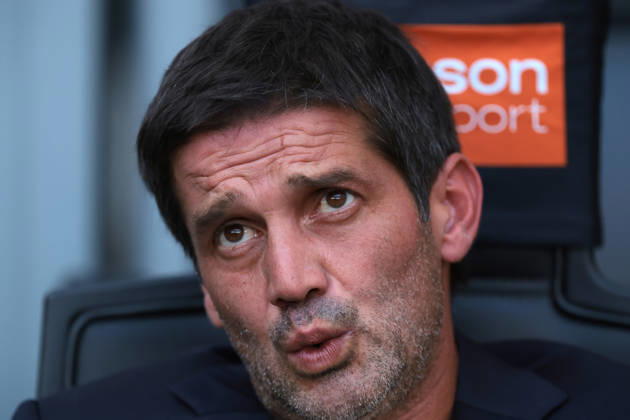 FC Internazionale v Parma Calcio 1913 - Serie A - Season 2026-2027 Milan, Italy, 10th October 2026. Cristian Chivu Head coach of FC Internazionale reacts on the bench prior to kick off in the FC Internazionale vs Parma Calcio 1913 Serie A match at Giuseppe Meazza, Milan. Picture credit should read: Jonathan Moscrop Milan Stadio Giuseppe Meazza Italy