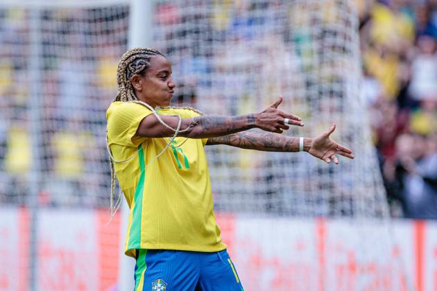 RECORD DATE NOT STATED match between Brazil and Argentina friendly 2026 Porto Alegre (RS), 10 10 2026 - Friendly match Women s national team, Nationalteam Brazil vs Argentina - Geise scores and celebrates her goal in the match between Brazil and Argentina, valid for the 2026 friendly match held at the Beira Rio stadium, in the city of Porto Alegre, on the afternoon of this Saturday, October 10, 2026. Credit: Wellington Rosa PHD Press TheNews2.(Foto: Phd Press Thenews2 imago images) SPO  Copyright: xPHDxPRESSx