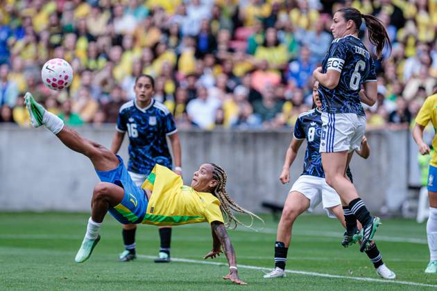 RECORD DATE NOT STATED match between Brazil and Argentina friendly 2026 Porto Alegre (RS), 10 10 2026 - Friendly match Women s national team, Nationalteam Brazil vs Argentina - Geise scores and celebrates her goal in the match between Brazil and Argentina, valid for the 2026 friendly match held at the Beira Rio stadium, in the city of Porto Alegre, on the afternoon of this Saturday, October 10, 2026. Credit: Wellington Rosa PHD Press TheNews2.(Foto: Phd Press Thenews2 imago images) SPO  Copyright: xPHDxPRESSx