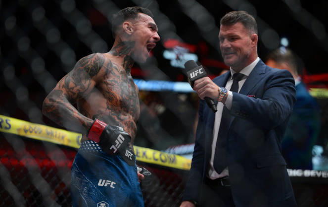 October 10, 2026, Las Vegas, Nevada, USA: ANDRE FILI defeats KAI KAMAKA III by KO, Round 2, :22 during UFC Fight Night night the Meta APEX in Las Vegas. UFC Fight Night: Andre Fili Defeats Kai Kamaka III By KO - ZUMAo117 20261010_zsp_o117_001 Copyright: xMikaelxOnax