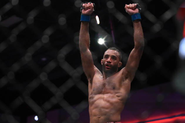 October 10, 2026, Las Vegas, Nevada, USA: JAI HERBERT defeats MATHEUS CAMILO by unanimous decision (29-28, 29-28, 29-28) during UFC Fight Night night the Meta APEX in Las Vegas. Las Vegas USA - ZUMAo117 20261010_zsp_o117_020 Copyright: xMikaelxOnax