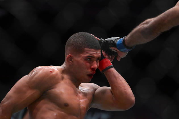 October 10, 2026, Las Vegas, Nevada, USA: JAI HERBERT defeats MATHEUS CAMILO by unanimous decision (29-28, 29-28, 29-28) during UFC Fight Night night the Meta APEX in Las Vegas. Las Vegas USA - ZUMAo117 20261010_zsp_o117_025 Copyright: xMikaelxOnax