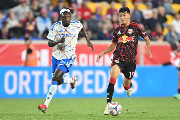 October 10, 2026, Harrison, New Jersey, United States of America: Harrison, New Jersey United States of America. 10 Oct, 2026. San Diego FC defender MANU DUAH (26) and New York Red Bulls goalkeeper A.J. MARCUCCI (1) in action at Sports Illustrated Stadium New York defeats San Diego 4 to 1. Credit: , Jr. Zuma Press Harrison United States of America - ZUMAa301 20261010_aaf_a301_010 Copyright: xBrooksxVonxArxx