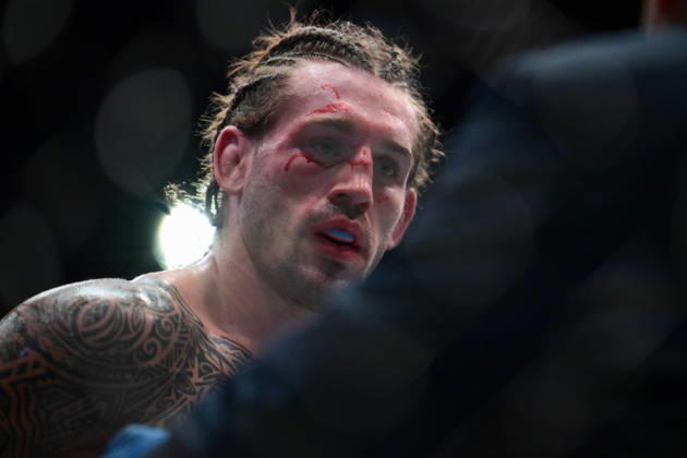 October 10, 2026, Las Vegas, Nevada, USA: BRENDAN ALLEN defeats CHRISTIAN LEROY DUNCAN by submission (rear-naked choke) at 2:46 of Round 5 during UFC Fight Night night the Meta APEX in Las Vegas. Las Vegas USA - ZUMAo117 20261010_zsp_o117_046 Copyright: xMikaelxOnax