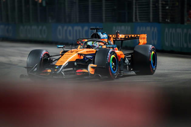 Marina Bay Street Circuit, Singapore, Singapore. 10.October.2026; Oscar Piastri of Australia and McLaren Mastercard F1 Team during qualifying Formula One Singapore Grand Prix  aflo_354967763 JayxHiranox
