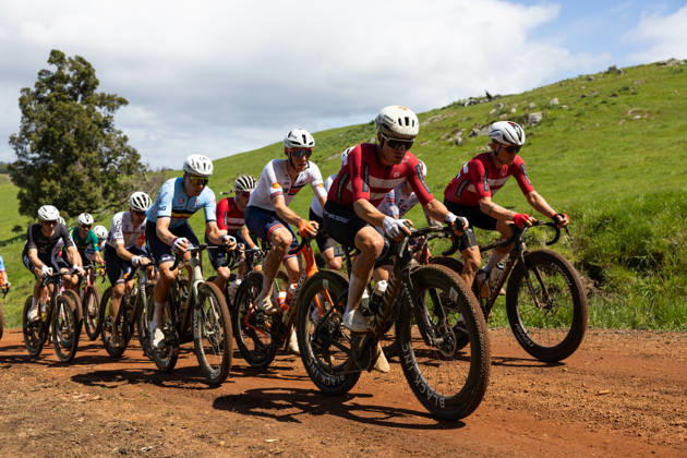 2026 UCI Gravel World Championships Picture by James Raison SWpix.com - 11 10 2026 - Cycling - 2026 UCI Gravel World Championships - Nannup, Western Australia, Australia - Men™s Elite - The peloton, Denmark Copyright: x xSWpix.comx(t axPhotographyxHubxLtd)xJamesxRaison SWpix.comx SWP-3030-24556