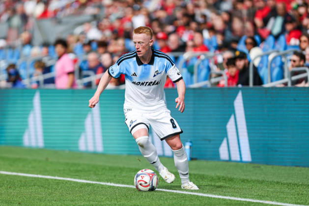 Toronto FC v CF Montreal Matty Longstaff 8 of CF Montreal controls the ball during a Major League Soccer game between Toronto FC and CF Montreal at BMO Field in Toronto, Ontario, Canada, on October 10, 2026. Toronto Ontario Canada  Copyright: xIndrawanxKumalax originalFilename:kumala-majorlea261010_npeCf.jpg
