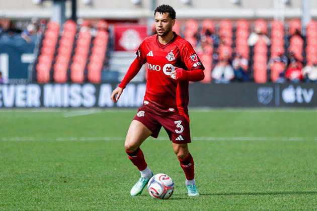 Toronto FC v CF Montreal Matheus Pereira 3 of Toronto FC runs with the ball during a Major League Soccer game between Toronto FC and CF Montreal at BMO Field in Toronto, Ontario, Canada, on October 10, 2026. Toronto Ontario Canada  Copyright: xIndrawanxKumalax originalFilename:kumala-majorlea261010_npnyE.jpg