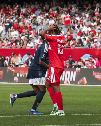 Chicago Fire FC V New York City FC - MLS, Fussball Herren, USA - October 10, 2026 Puso Dithejane ( 12) of Chicago Fire FC reacts after taking a shot during the match between Chicago Fire FC and New York City FC at Soldier Field Stadium in Chicago, United States, on October 10, 2026. Chicago IL United States  Copyright: xRichardxNicholsx originalFilename:nichols-chicagof261010_npymk.jpg