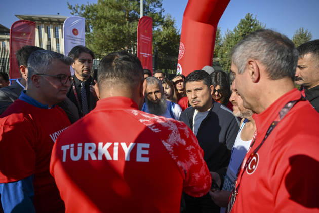 Presidential Run in Ankara ANKARA, TURKIYE - OCTOBER 11: Chief of Cabinet to the Turkish President, Hasan Dogan participates in the Presidential Run, organized by the Turkish Athletics Federation, in Ankara, Turkiye, on October 11, 2026. Utku Ucrak Anadolu Ankara Turkey. Editorial use only. Please get in touch for any other usage. Copyright: x2026xAnadoluxUtkuxUcrakx