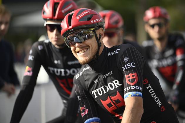 Paris Tours 2026 Cycling Race TOURS, FRANCE - OCTOBER 11 : Trentin Matteo (ITA) of Tudor Pro Cycling Team during the 120th edition of Paris Tours an UCI ProSeries 1.Pro one day cycling road race for Men Elite of 216.2 km with start in Chartres and finish in Tours on October 11, 2026 in Tours, France, 11 10 2026 ( Motordriver Guy De Vuyst - Tours France  Copyright: xNicoxVereeckenx