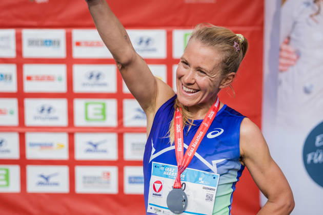 RUNNING - Graz Marathon 2026 GRAZ,AUSTRIA,11.OCT.26 - RUNNING - Graz Marathon. Image shows Julia Mayer (AUT).  GEPAxpictures xMatthiasxTrinkl