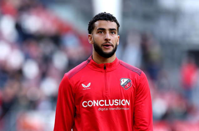 UTRECHT - FC Utrecht midfielder Oualid Agougil during the Vriendenloterij Eredivisie match between FC Utrecht and Willem II at Stadion Galgenwaard on 11 October 2026 in Utrecht, Nederland. PETER LOUS EYE4IMAGES DeFodi Images -