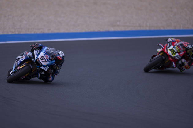 October 11, 2026, Cascais, Lisboa, Portugal: ESTORIL, PORTUGAL - OCTOBER 11: Xavi Vierge of Spain and Pata Maxus Yamaha competes during the Superpole Race during day three of the World Superbikes Estoril Round at Circuito Estoril on October 11, 2026 in Estoril, Portugal Cascais Portugal - ZUMAl192 20261011_zsp_l192_033 Copyright: xMiguelxLemosx