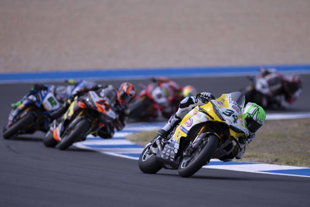 October 11, 2026, Cascais, Lisboa, Portugal: ESTORIL, PORTUGAL - OCTOBER 11: Lorenzo Baldassarri of Italy and Team Goeleven competes during the Superpole Race during day three of the World Superbikes Estoril Round at Circuito Estoril on October 11, 2026 in Estoril, Portugal Cascais Portugal - ZUMAl192 20261011_zsp_l192_071 Copyright: xMiguelxLemosx
