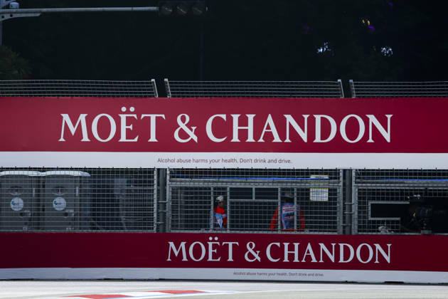 F1 - SINGAPORE GRAND PRIX 2026 Moët & Chandon branding illustration during the 2026 Formula 1 Singapore Grand Prix, 17th round of the 2026 Formula One World Championship, WM, Weltmeisterschaft from October 9 to 11, 2026 on the Marina Bay Street Circuit, in Singapore, Singapore - SingaporeSingapore Copyright: xDPPIx