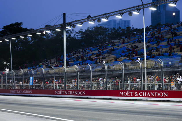 F1 - SINGAPORE GRAND PRIX 2026 Moët & Chandon branding illustration during the 2026 Formula 1 Singapore Grand Prix, 17th round of the 2026 Formula One World Championship, WM, Weltmeisterschaft from October 9 to 11, 2026 on the Marina Bay Street Circuit, in Singapore, Singapore - SingaporeSingapore Copyright: xDPPIx