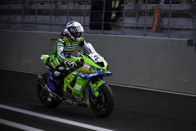 October 11, 2026, Cascais, Lisbon, Portugal: Garrett Gerloff of Kawasaki WorldSBK Team during the Tissot Superpole Race of the FIM Superbike World Championship, WM, Weltmeisterschaft at Circuito Estoril on October 11, 2026 in Cascais, Portugal. Cascais Portugal - ZUMAr200 20261011_zsp_r200_007 Copyright: xNunoxReisinhox