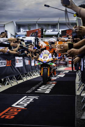 October 11, 2026, Cascais, Lisbon, Portugal: Alberto Surra of Motocorsa Racing in action during the Tissot Superpole Race of the FIM Superbike World Championship, WM, Weltmeisterschaft at Circuito Estoril on October 11, 2026 in Cascais, Portugal. Motorsports 2026: WorldSBK - Tissot Estoril Round - ZUMAr200 20261011_zsp_r200_028 Copyright: xNunoxReisinhox