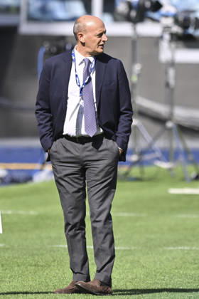 SOCCER - Serie A - SS Lazio vs. AC Monza Photo by IPA ABACAPRESS.COM89546185 - Mauro Baldissoni, president of AC Monza, during the 2026–2027 Serie A match between Lazio and Monza at the Stadio Olimpico on October 11, 2026, in Rome, Lazio. During the SS Lazio vs. AC Monza Italian Serie A soccer match in Rome, Italy, on October 11, 2026 Rome Italy Copyright: xIPAxSport ABACAx